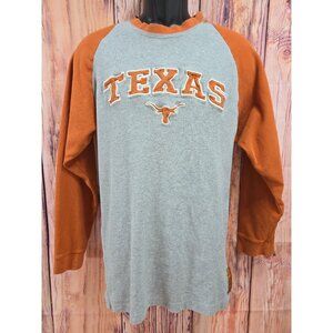 Texas Longhorns Colosseum Mens Long Sleeve‎ Raglan Shirt Large